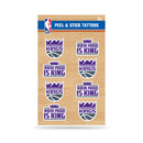 Kings - SacÂ¬â€ Vertical Tattoo (3"X5")