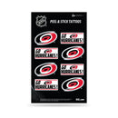 NHL Carolina Hurricanes Peel & Stick Temporary Tattoos - Eye Black - Game Day Approved! By Rico Industries