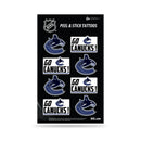 NHL Vancouver Canucks Peel & Stick Temporary Tattoos - Eye Black - Game Day Approved! By Rico Industries