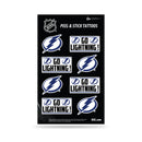 NHL Tampa Bay Lightning Peel & Stick Temporary Tattoos - Eye Black - Game Day Approved! By Rico Industries