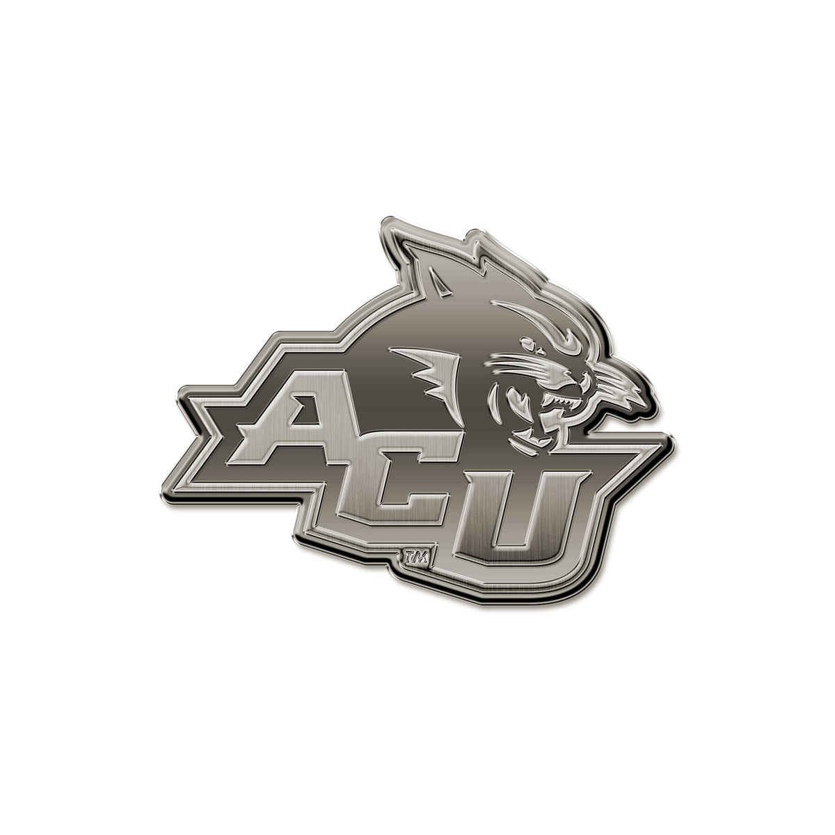 University of Wyoming Cowboys Solid Metal store Auto Emblem Antique Nickel for Car/Truck/SUV