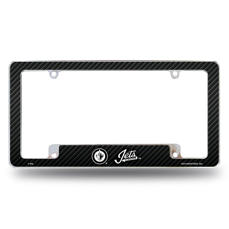 Jets - Win - Carbon Fiber Design - All Over Chrome Frame