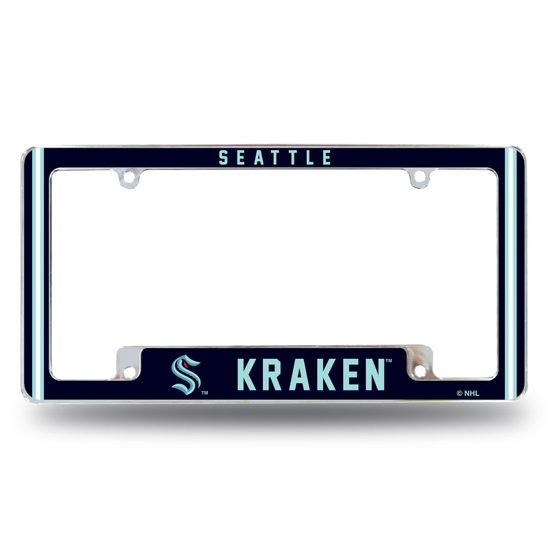 Kraken Alternate Design All Over Chrome Frame - Bottom Oriented