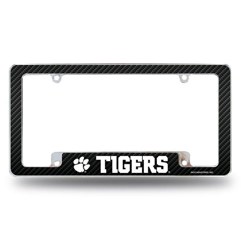 Clemson - Carbon Fiber Design - All Over Chrome Frame