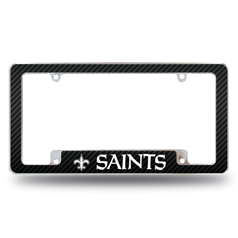 Saints - Carbon Fiber Design - All Over Chrome Frame