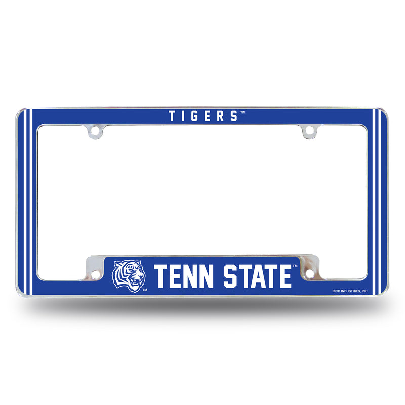 Tennessee State Alternate Design All Over Chrome Frame - Bottom Oriented