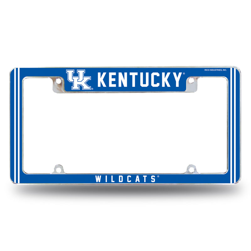 Kentucky University Alternate Design All Over Chrome Frame - Top Oriented