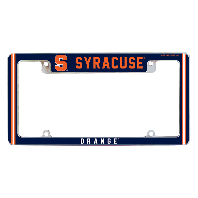 Syracuse University Alternate Design All Over Chrome Frame - Top Oriented