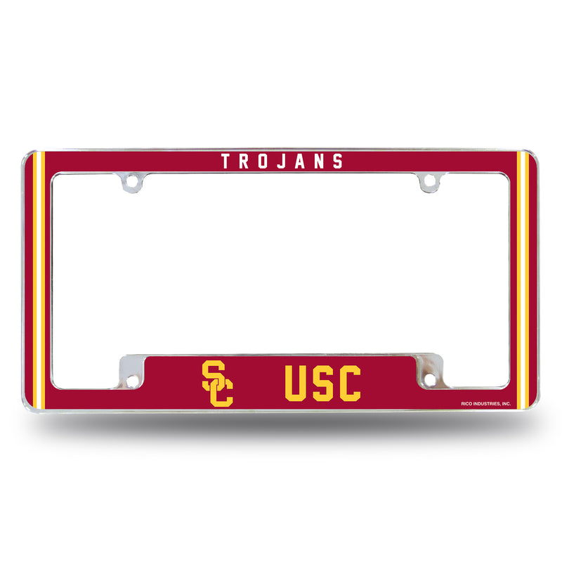 Southern California Alternate Design All Over Chrome Frame - Bottom Oriented