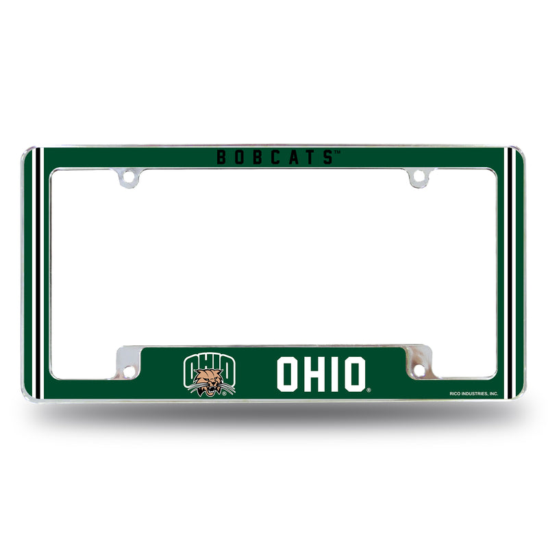 Ohio University Alternate Design All Over Chrome Frame - Bottom Oriented