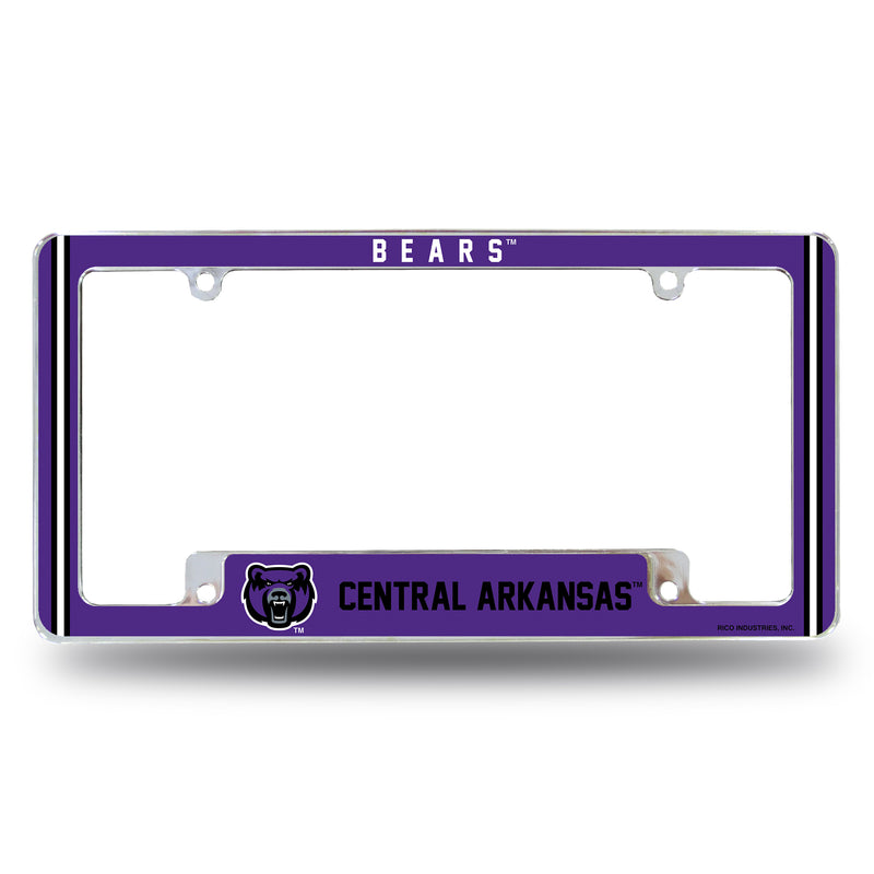 Central Arkansas Alternate Design All Over Chrome Frame - Bottom Oriented