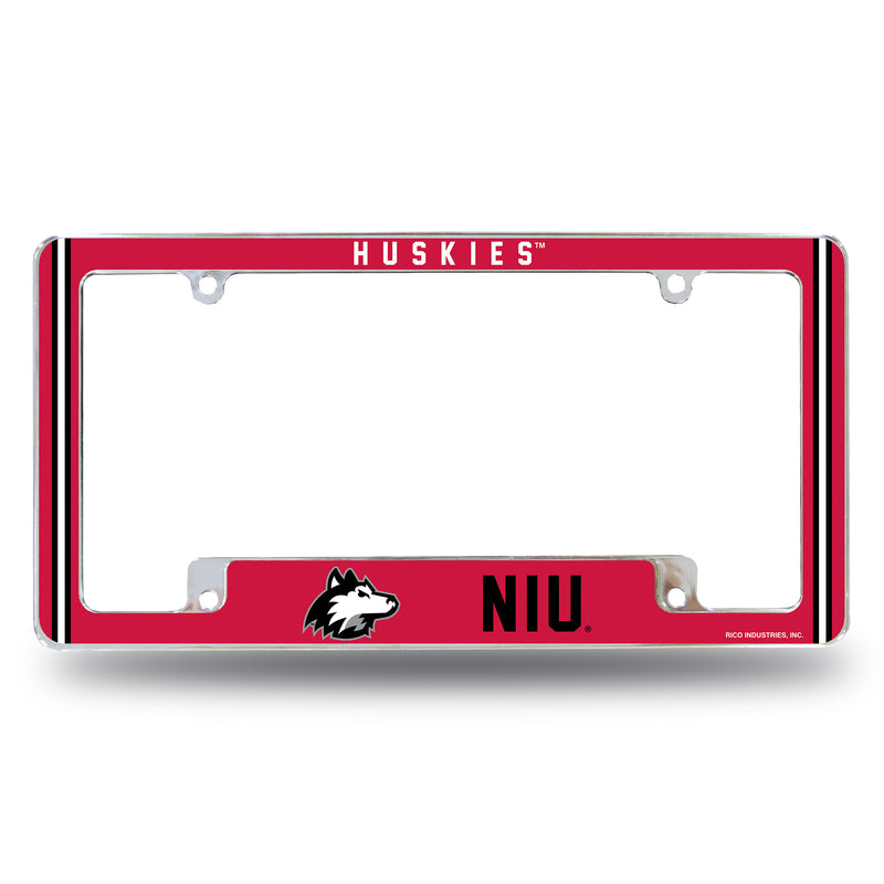 Northern Illinois Alternate Design All Over Chrome Frame - Bottom Oriented