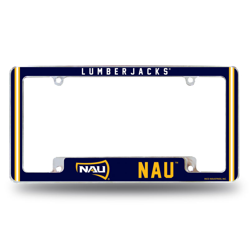 Northern Arizona Alternate Design All Over Chrome Frame - Bottom Oriented