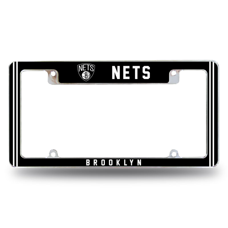 Nets Alternate Design All Over Chrome Frame - Top Oriented