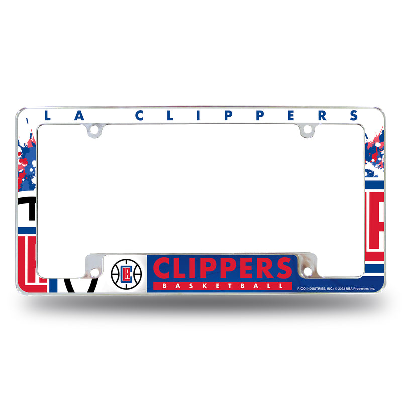 Clippers All Over Chrome Frame (Bottom Oriented)