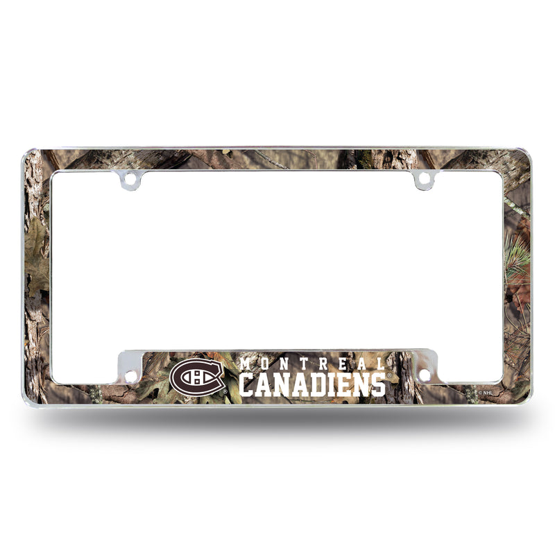 Canadiens / Mossy Oak Camo Break-Up Country All Over Chrome Frame (Bottom Oriented)