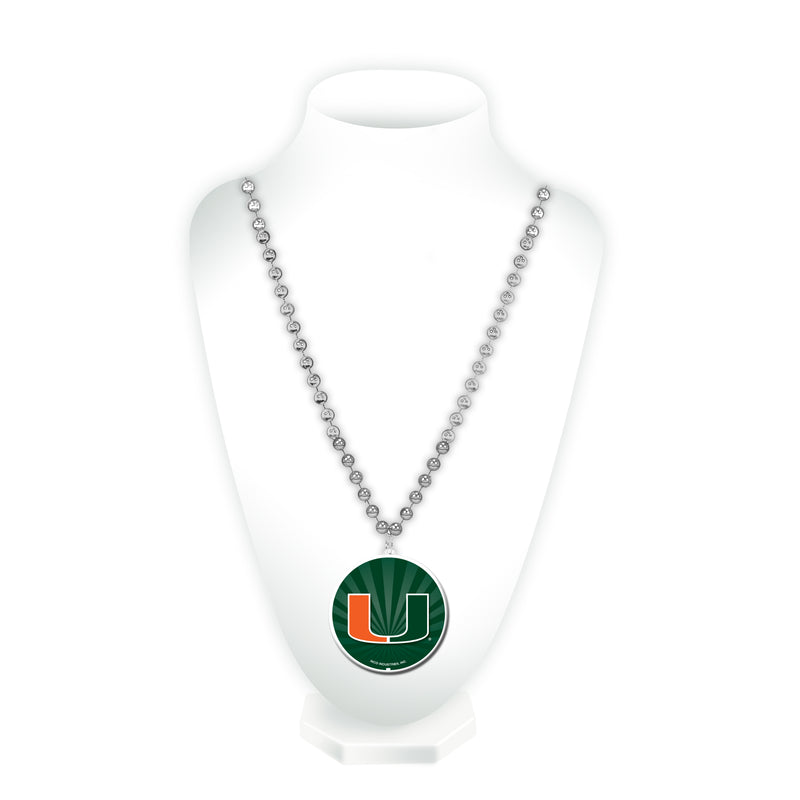 Miami University Sport Beads With Medallion