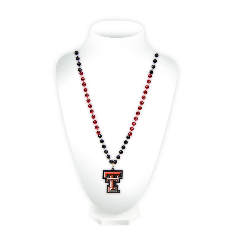 Texas Tech Sport Beads With Medallion