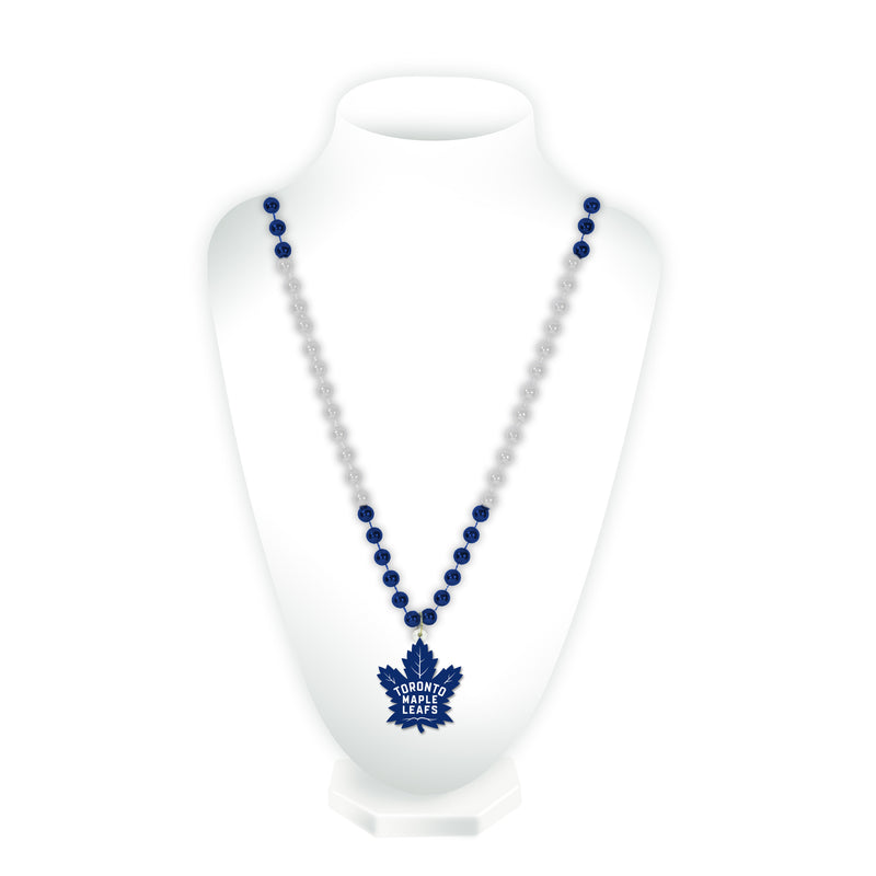 Maple Leafs Sport Beads With Medallion