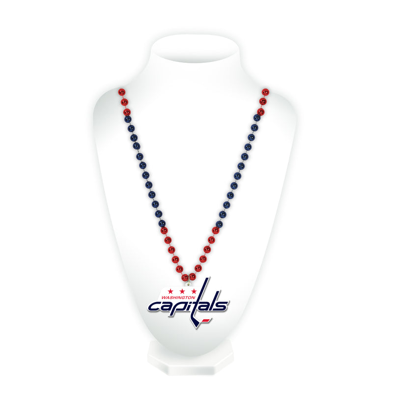 Capitals Sport Beads With Medallion