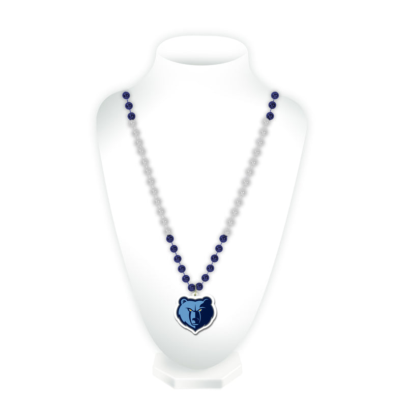 Grizzlies Sport Beads With Medallion