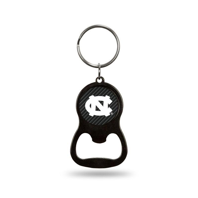 NCAA North Carolina Tar Heels Metal Keychain - Beverage Bottle Opener With Key Ring - Pocket Size By Rico Industries