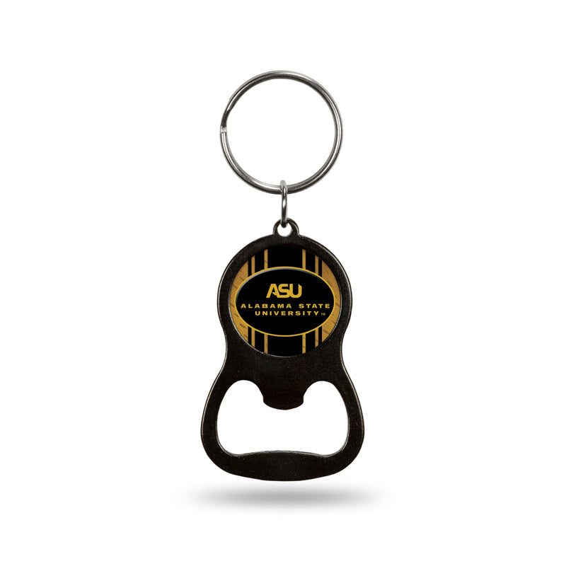 NCAA Alabama State Hornets Metal Keychain - Beverage Bottle Opener With Key Ring - Pocket Size By Rico Industries