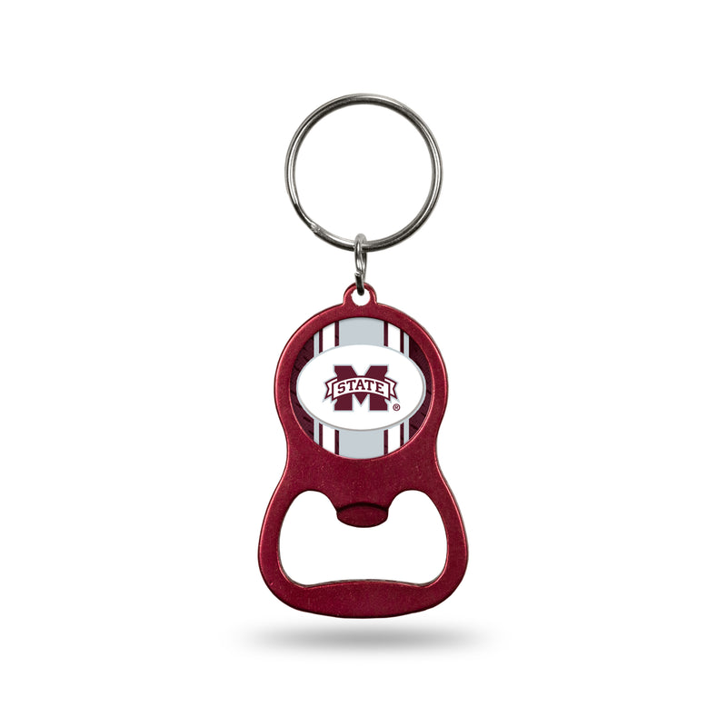 NCAA Mississippi State Bulldogs Metal Keychain - Beverage Bottle Opener With Key Ring - Pocket Size By Rico Industries
