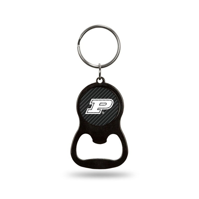 NCAA Purdue Boilermakers Metal Keychain - Beverage Bottle Opener With Key Ring - Pocket Size By Rico Industries