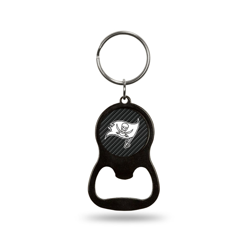 NFL Tampa Bay Buccaneers Metal Keychain - Beverage Bottle Opener With Key Ring - Pocket Size By Rico Industries
