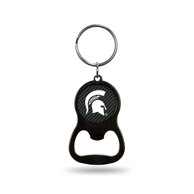 NCAA Michigan State Spartans Metal Keychain - Beverage Bottle Opener With Key Ring - Pocket Size By Rico Industries
