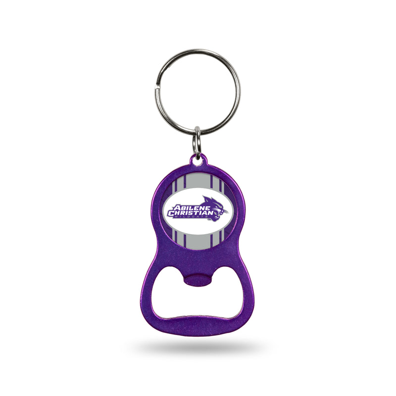 NCAA Abilene Christian Wildcats Metal Keychain - Beverage Bottle Opener With Key Ring - Pocket Size By Rico Industries