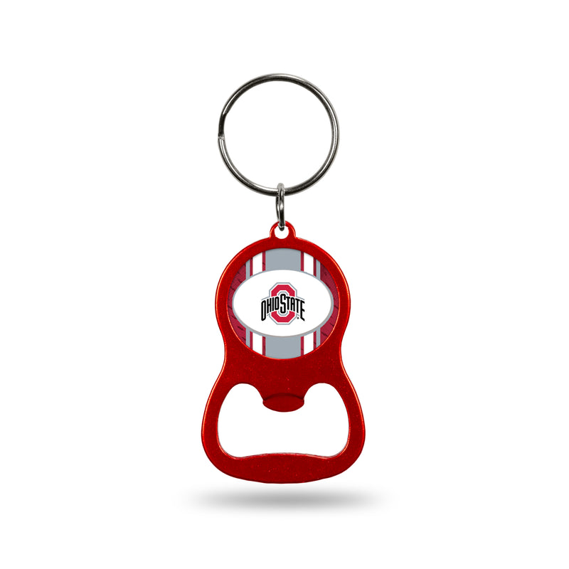 NCAA Ohio State Buckeyes Metal Keychain - Beverage Bottle Opener With Key Ring - Pocket Size By Rico Industries