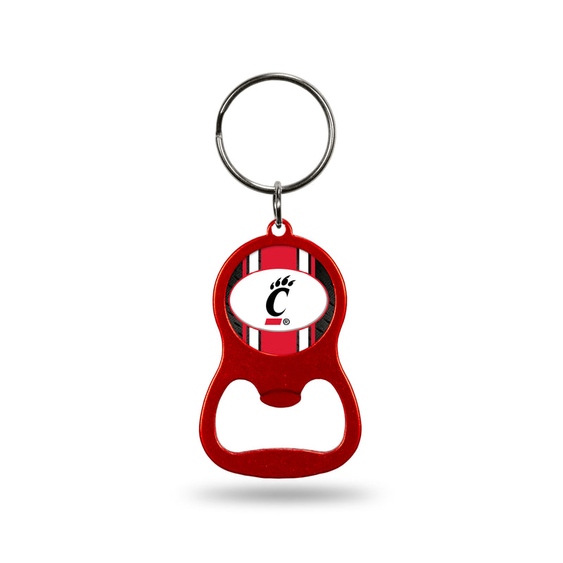 NCAA Cincinnati Bearcats Metal Keychain - Beverage Bottle Opener With Key Ring - Pocket Size By Rico Industries