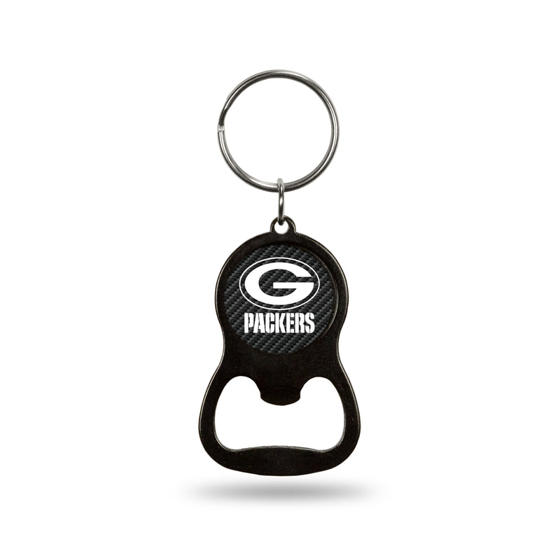 NFL Green Bay Packers Metal Keychain - Beverage Bottle Opener With Key Ring - Pocket Size By Rico Industries