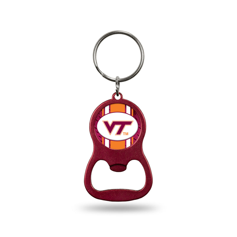 NCAA Virginia Tech Hokies Metal Keychain - Beverage Bottle Opener With Key Ring - Pocket Size By Rico Industries