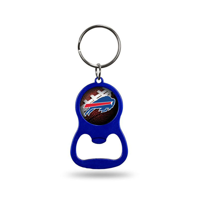 NFL Buffalo Bills Metal Keychain - Beverage Bottle Opener With Key Ring - Pocket Size By Rico Industries