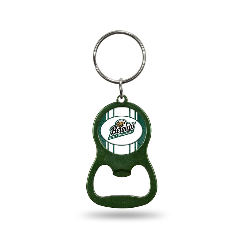 NCAA Bemidji State Beavers Metal Keychain - Beverage Bottle Opener With Key Ring - Pocket Size By Rico Industries