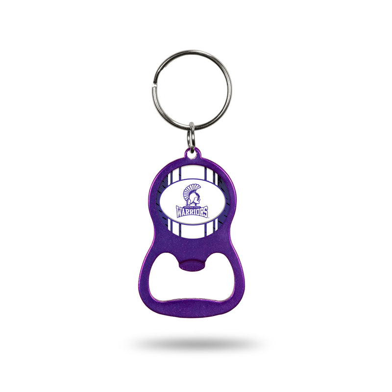 NCAA Winona State Warriors Metal Keychain - Beverage Bottle Opener With Key Ring - Pocket Size By Rico Industries