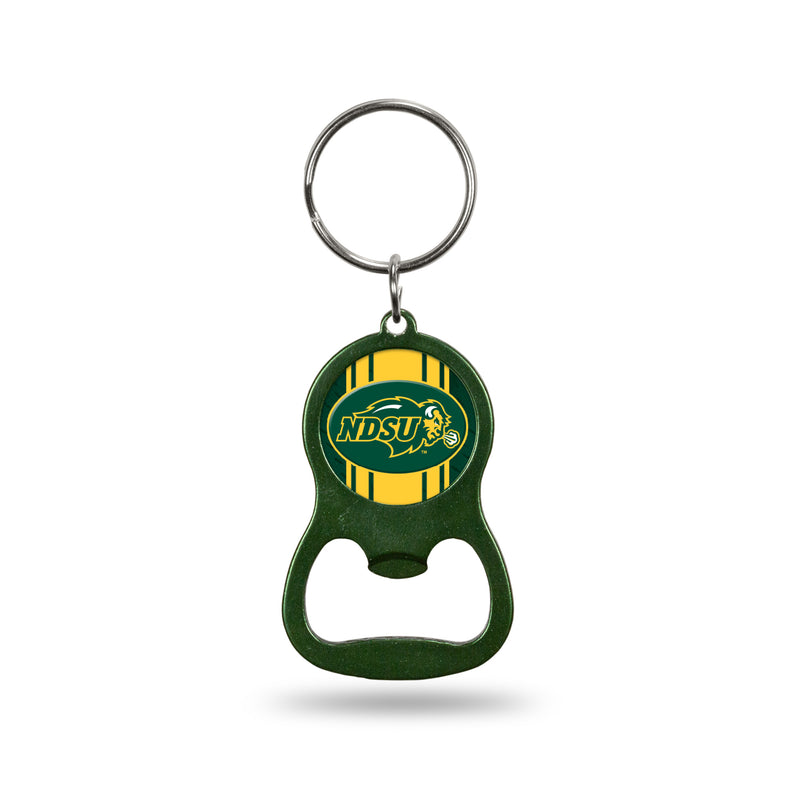 NCAA North Dakota State Bisons Metal Keychain - Beverage Bottle Opener With Key Ring - Pocket Size By Rico Industries