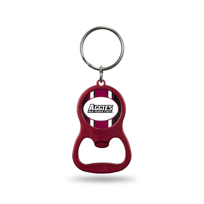 NCAA New Mexico State Aggies Metal Keychain - Beverage Bottle Opener With Key Ring - Pocket Size By Rico Industries