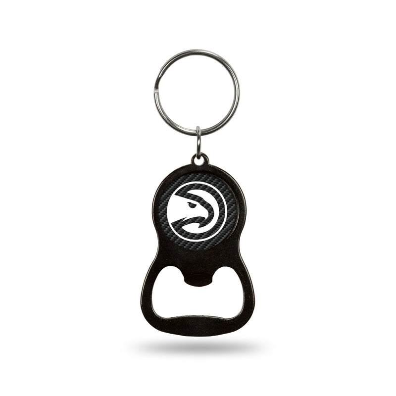 NBA Atlanta Hawks Metal Keychain - Beverage Bottle Opener With Key Ring - Pocket Size By Rico Industries