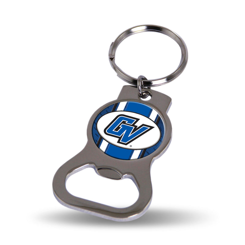 NCAA Grand Valley State Lakers Metal Keychain - Beverage Bottle Opener With Key Ring - Pocket Size By Rico Industries