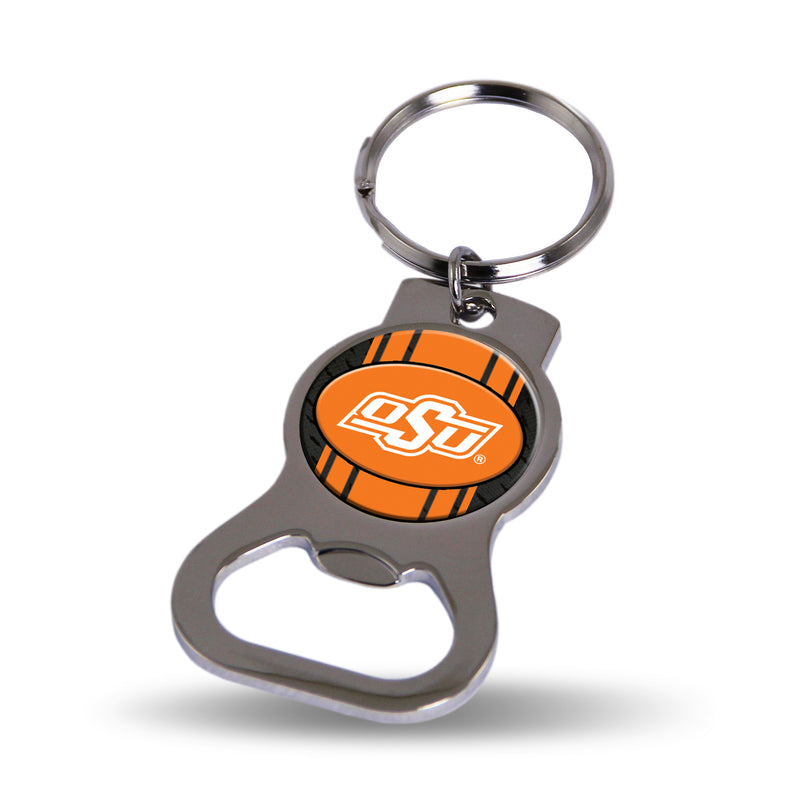 NCAA Oklahoma State Cowboys Metal Keychain - Beverage Bottle Opener With Key Ring - Pocket Size By Rico Industries