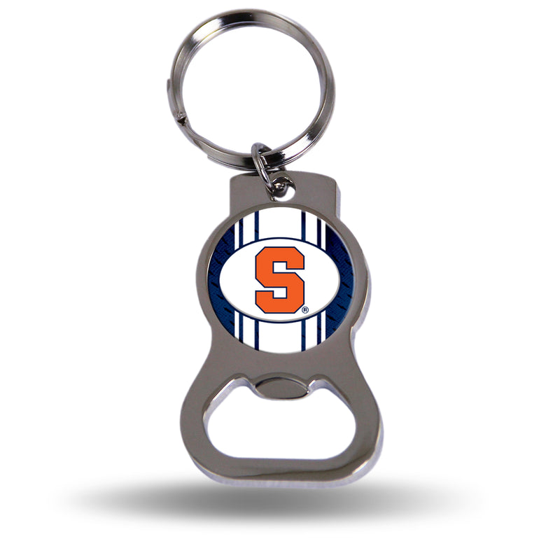 NCAA Syracuse Orange Metal Keychain - Beverage Bottle Opener With Key Ring - Pocket Size By Rico Industries
