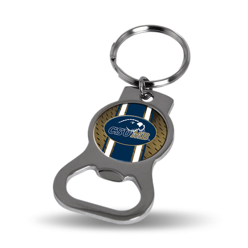 NCAA Cal State-Monterey Bay Otters Metal Keychain - Beverage Bottle Opener With Key Ring - Pocket Size By Rico Industries