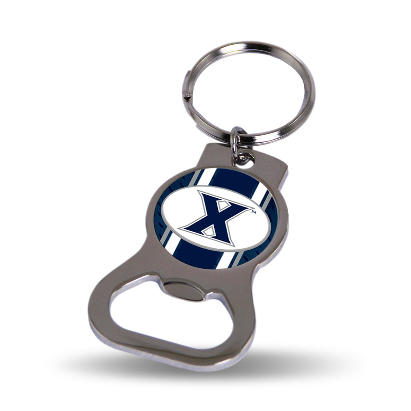 NCAA Xavier Musketeers Metal Keychain - Beverage Bottle Opener With Key Ring - Pocket Size By Rico Industries