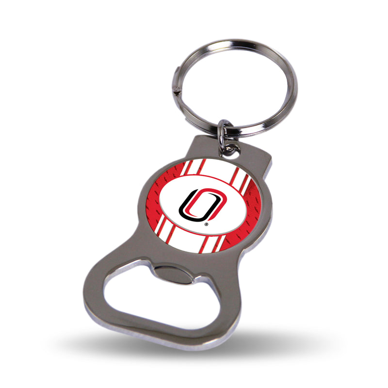 NCAA Nebraska-Omaha Mavericks Metal Keychain - Beverage Bottle Opener With Key Ring - Pocket Size By Rico Industries