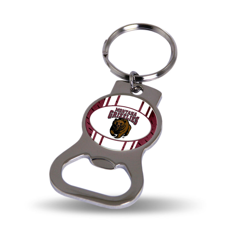 NCAA Montana Grizzlies Metal Keychain - Beverage Bottle Opener With Key Ring - Pocket Size By Rico Industries