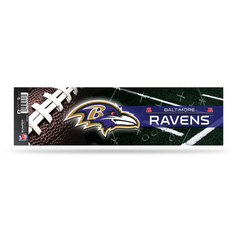 NFL Baltimore Ravens 3" x 12" Car/Truck/Jeep Bumper Sticker By Rico Industries